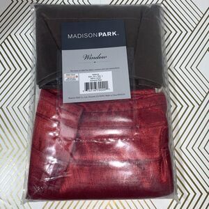 Madison Park Home Decor‎ Window Valance Amherst Red 50x18" New in Package